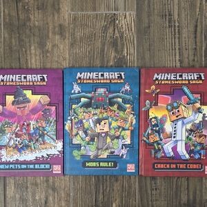 Minecraft Stonesword Saga Book Set 1-3